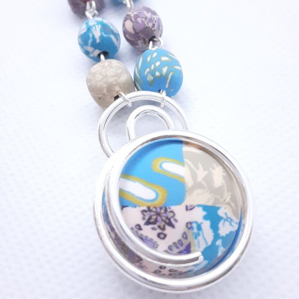 HOST PICK!! NEW blue Viva Bead necklace - Picture 7 of 11